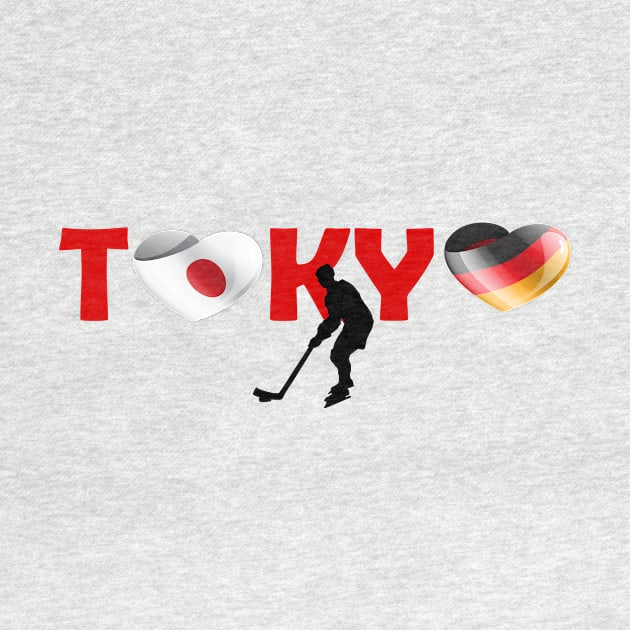 Hockey in Tokyo - team Germany (DE) by ArtDesignDE